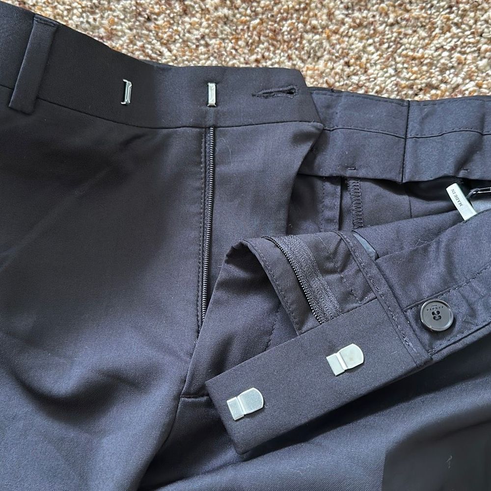 Sandro Classic Suit Pants Black Size 42 - Picture 6 of 10